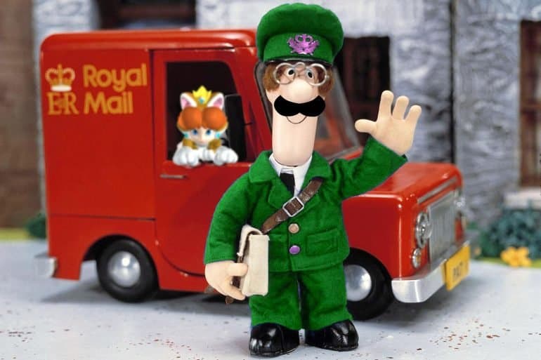 Postman Pat Is Luigi After He Leaves The Mushroom Kingdom