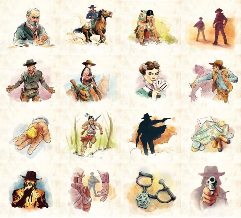 WESTERN LEGENDS Board Game