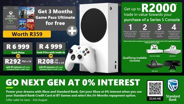 Buy a Xbox Series X or Series S On Finance In June & Pay 0% Interest