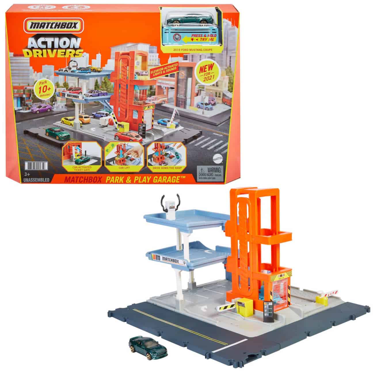 Matchbox Car Garage Playset