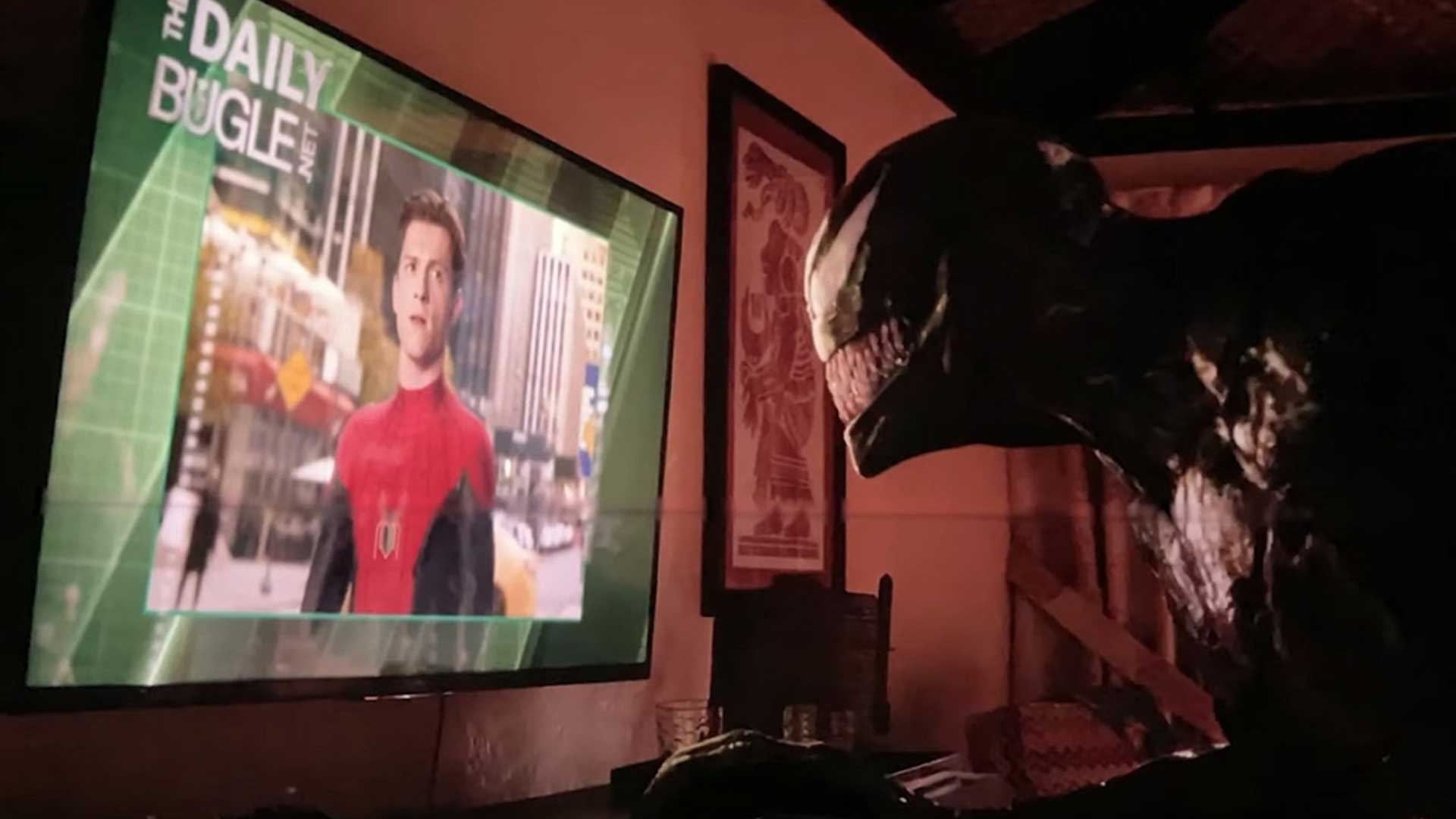 venom spider man post credit scene