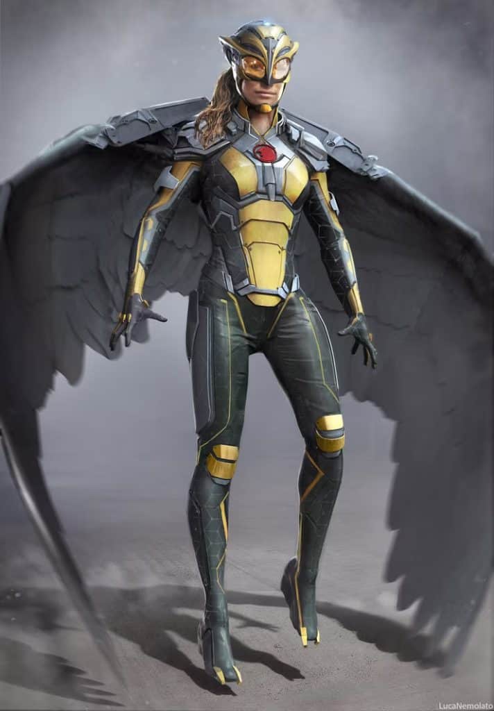 See The Costume From The Cancelled Hawkgirl Movie / TV Show