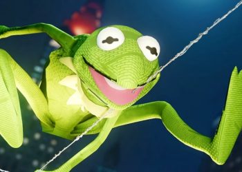 Marvel's Spider-Man as Kermit the Frog
