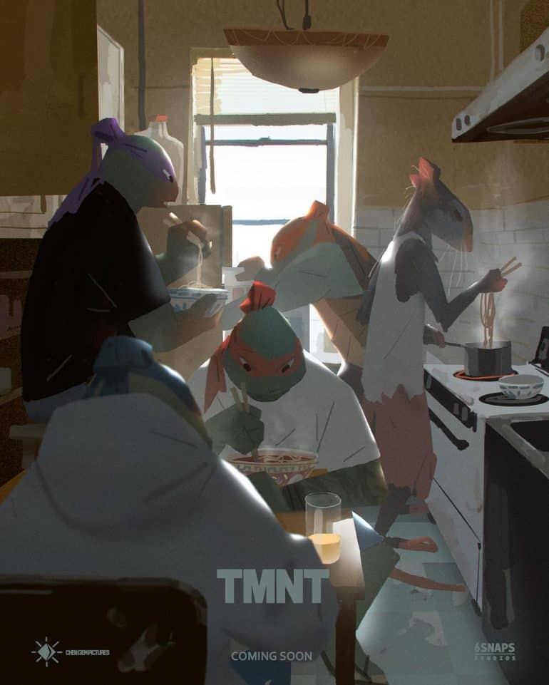 Artist Richard Chen Modernizes The Teenage Mutant Ninja Turtles