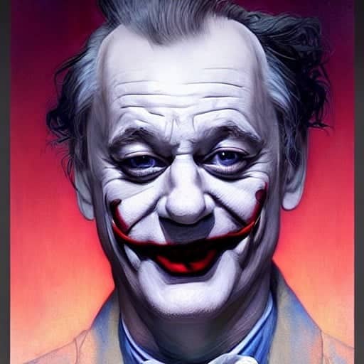Bill Murray as The Joker Justin Wiggins