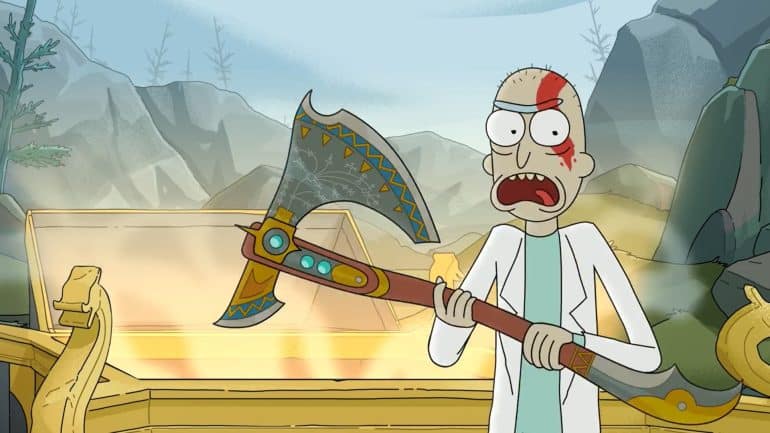 God of War Ragnarok Meets Rick and Morty in Teaser & Mod Form