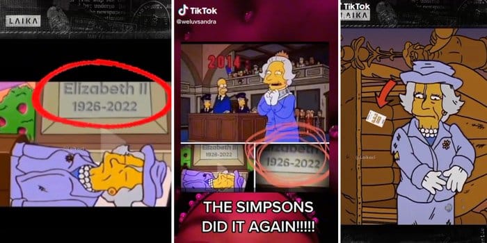 The Simpsons Predict the Queen’s Death