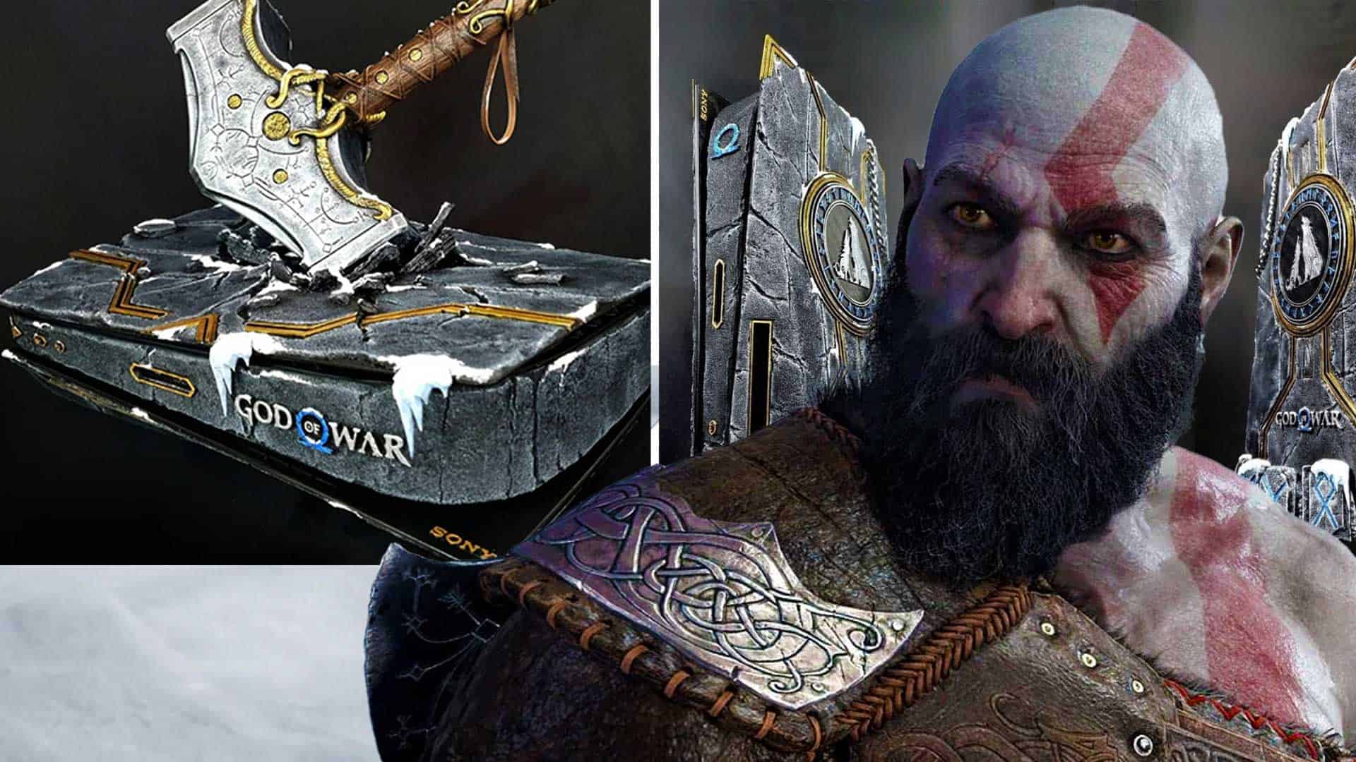 Custom stand for the God Of War: Ragnarok PS5 controller, it's a