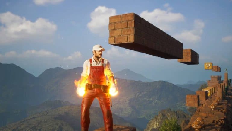Chris Pratt In An Unreal Engine Super Mario Bros. Remake
