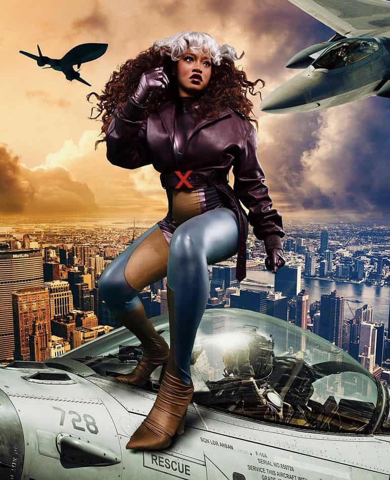 Keke Palmer Dons Rogue Costume For Halloween