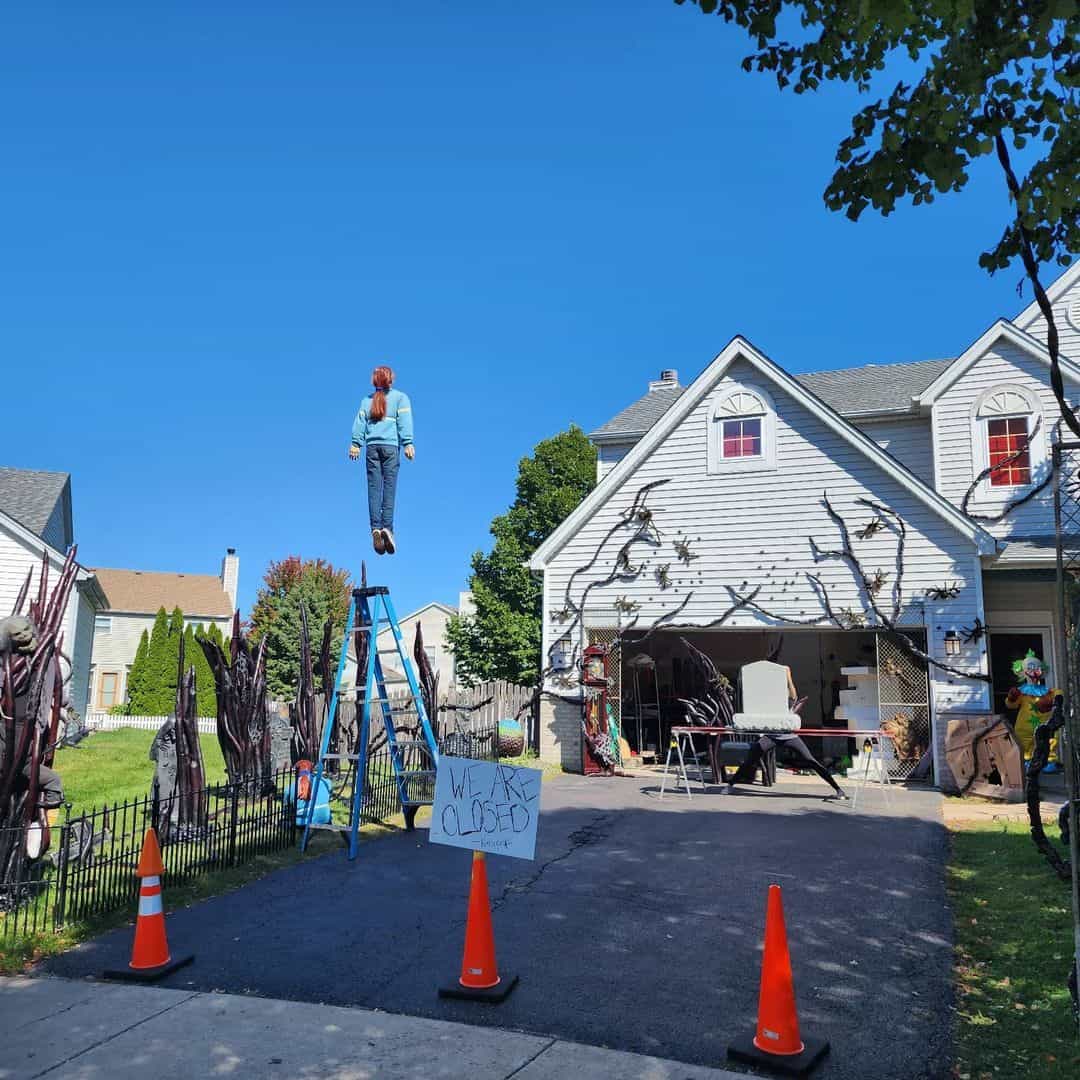 Amazing Floating Stranger Things S4 Halloween Display Causes Controversy