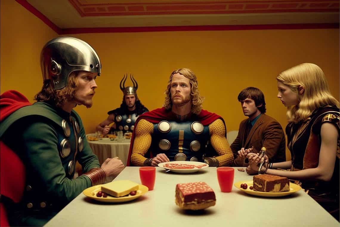 80s Avengers By Wes Anderson