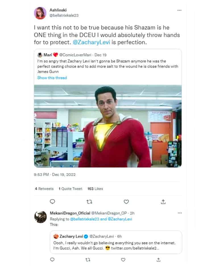 Zachary Levi Shazam DCU