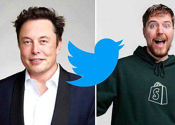 Mr Beast Twitter CEO Elon Musk