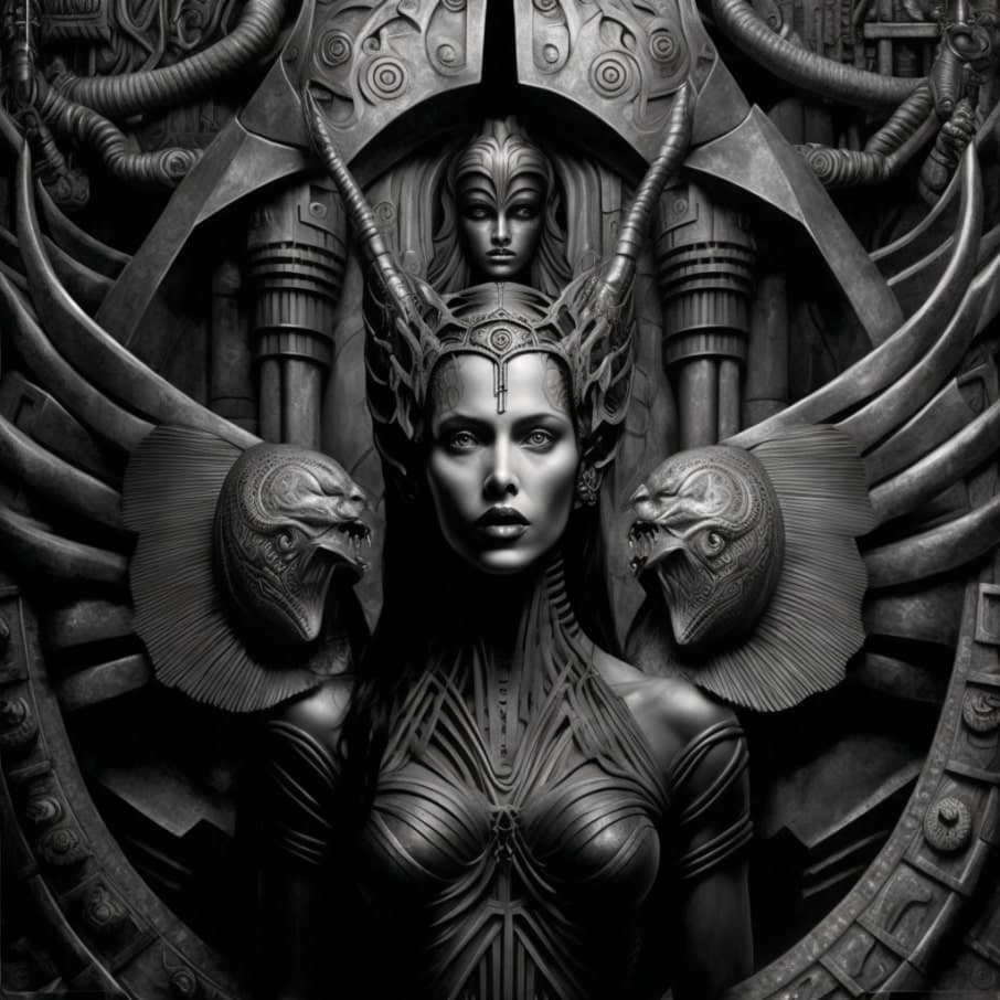 H.R. Giger Wonder Woman