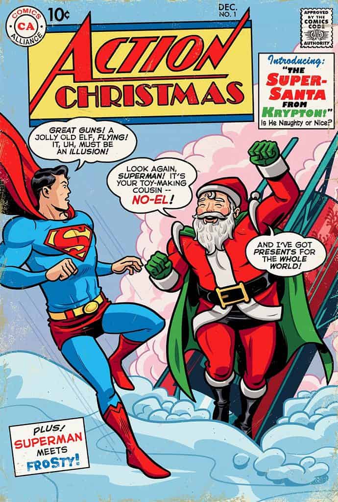 Santa Claus Is A Kryptonian DC Comics