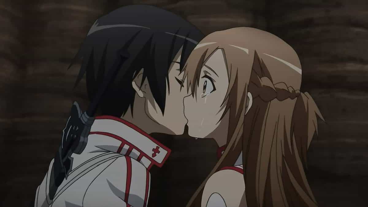 Kirito & Asuna kiss