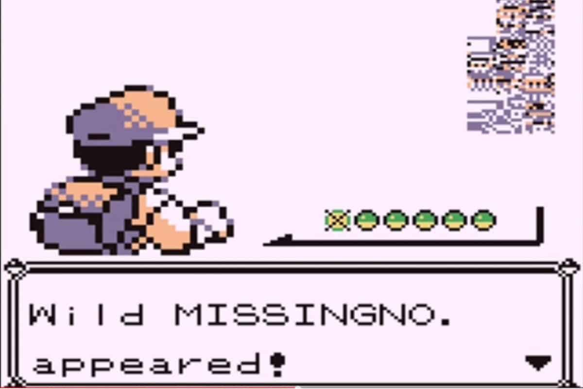 Missingno bug back in Pokemon Red and Blue