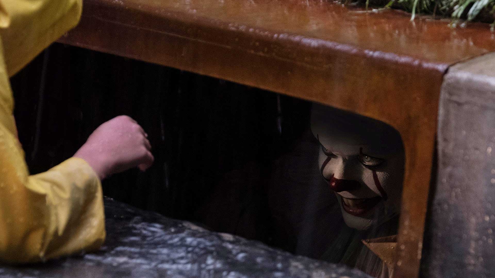 pennywise drain scene