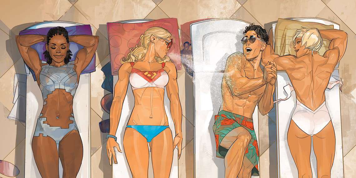 Popular DC Heroes Show Off Some Skin in DC Swimsuit Variant Covers