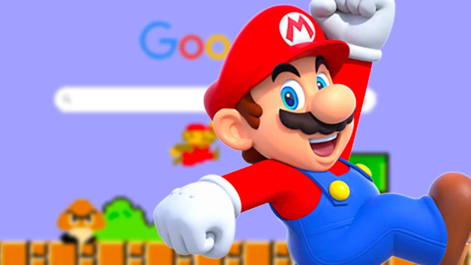 Search Super Mario Bros Easter Egg on Google 