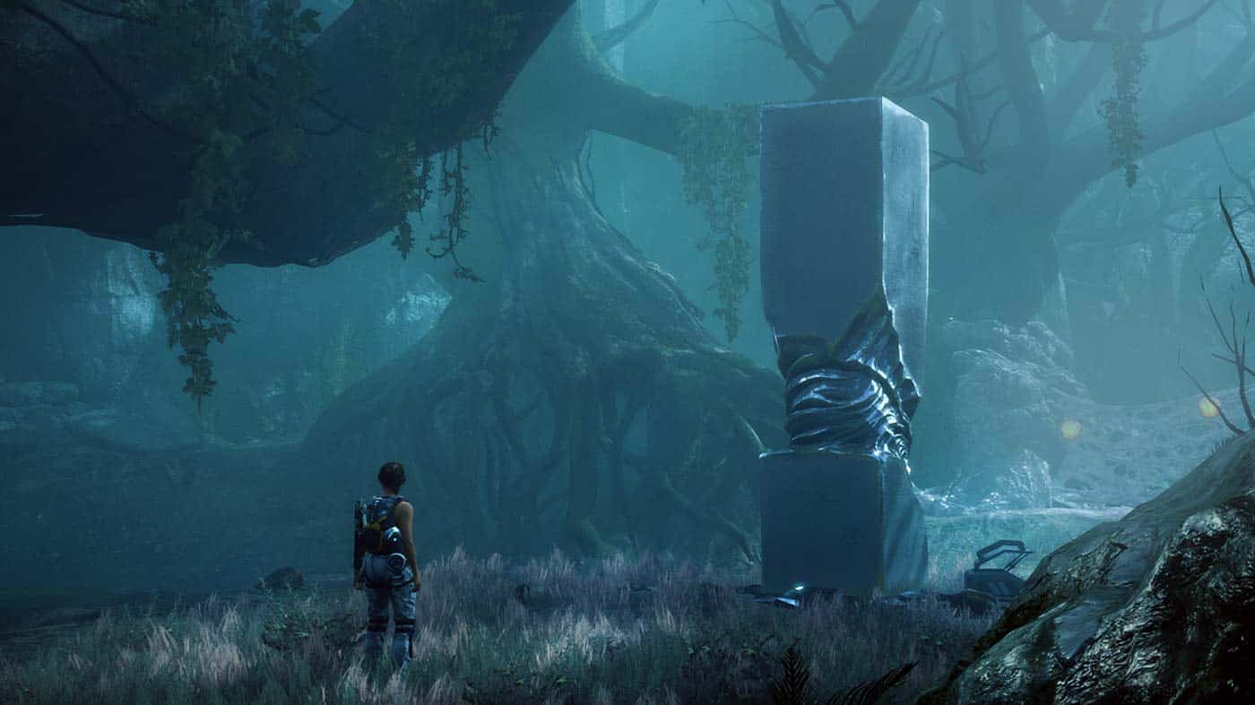 Scars Above Alien World