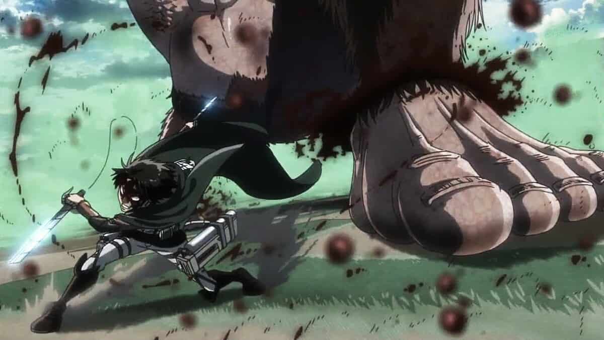 Legendary Anime Fights Levi vs Beast Titan