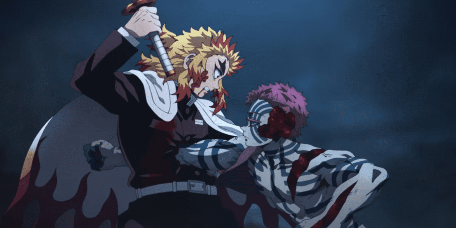 Legendary Anime Fights Rengoku vs Akaza