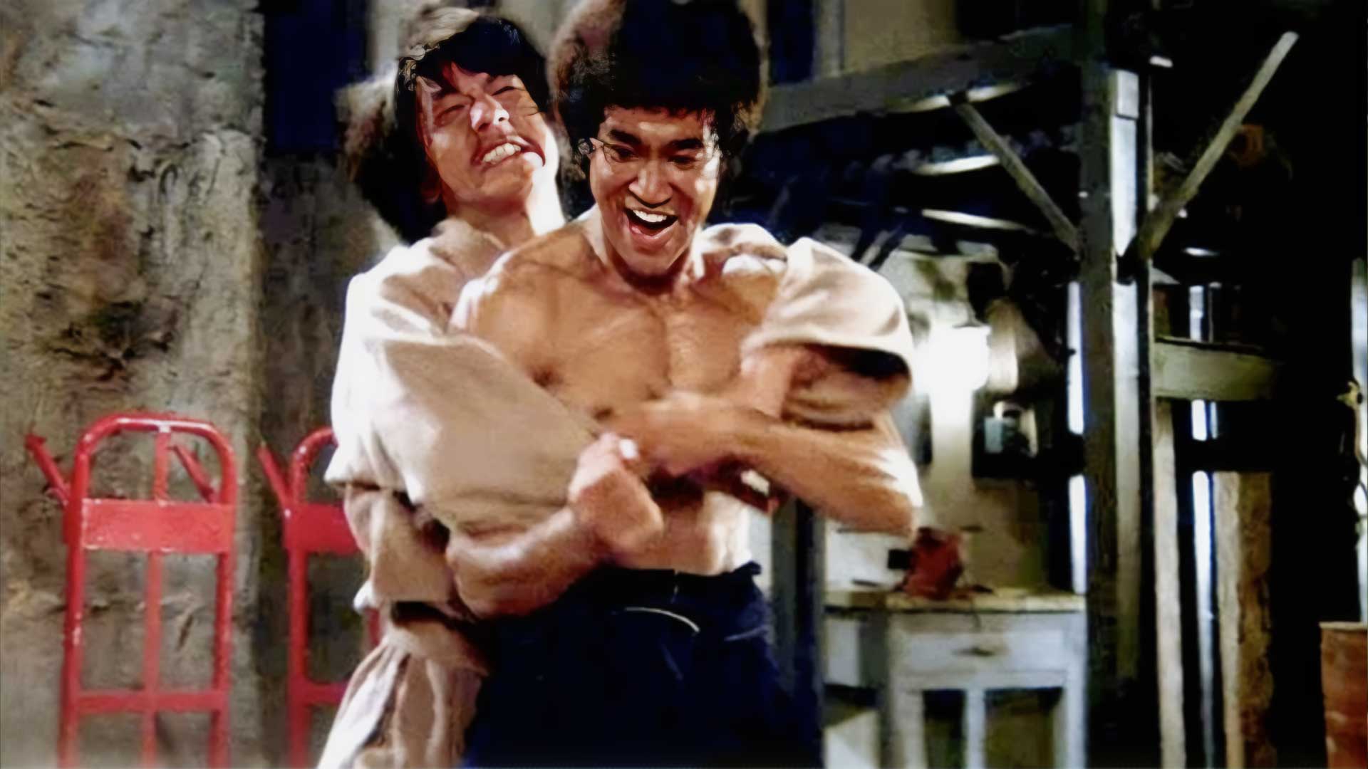 Enter the Dragon Bruce Lee fights Henchmen