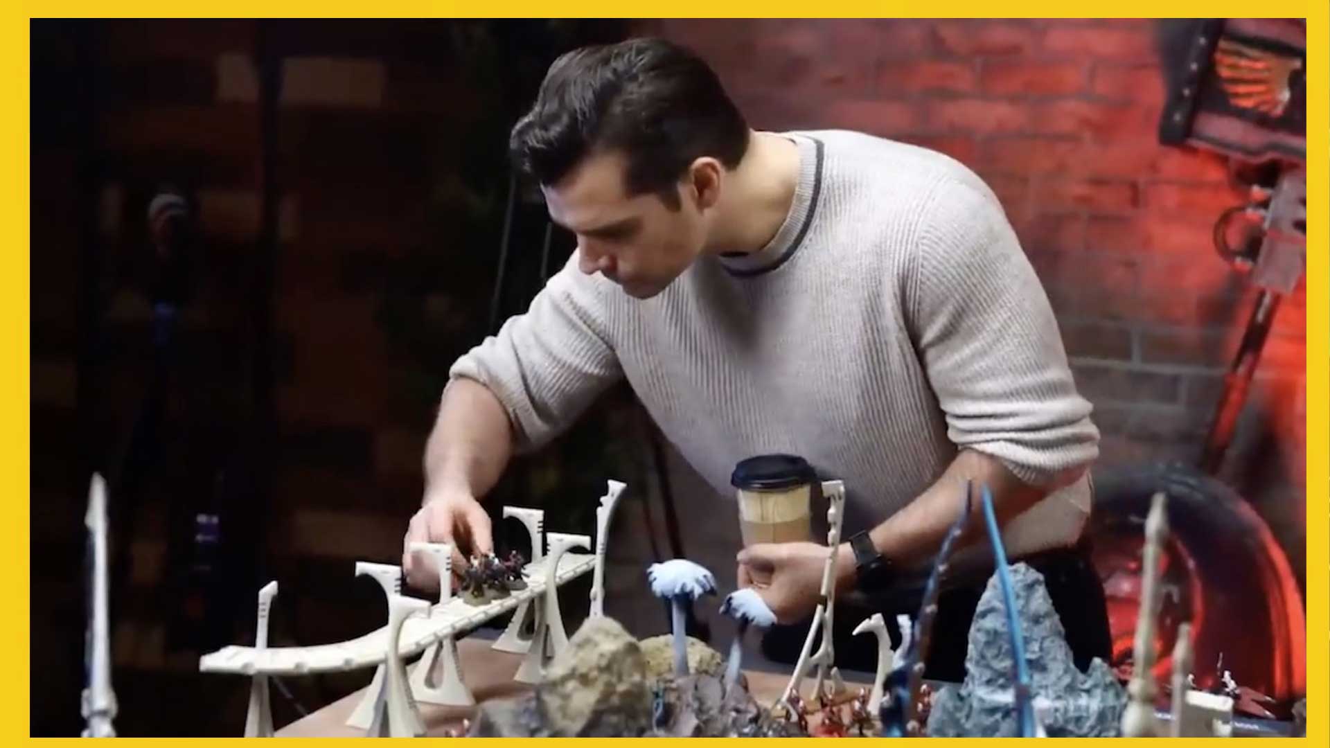 Henry Cavill Miniature Enthusiast Warhammer