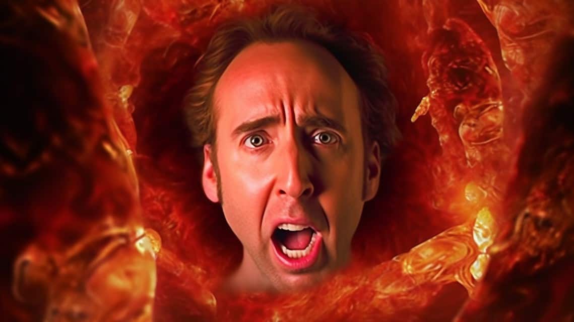 Nicolas Cage Claims He Saw Faces in His Mother’s Womb
