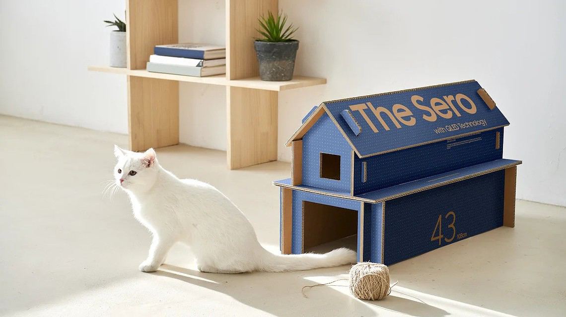 Samsung's New TV Box Design Has An Adorable Second Life