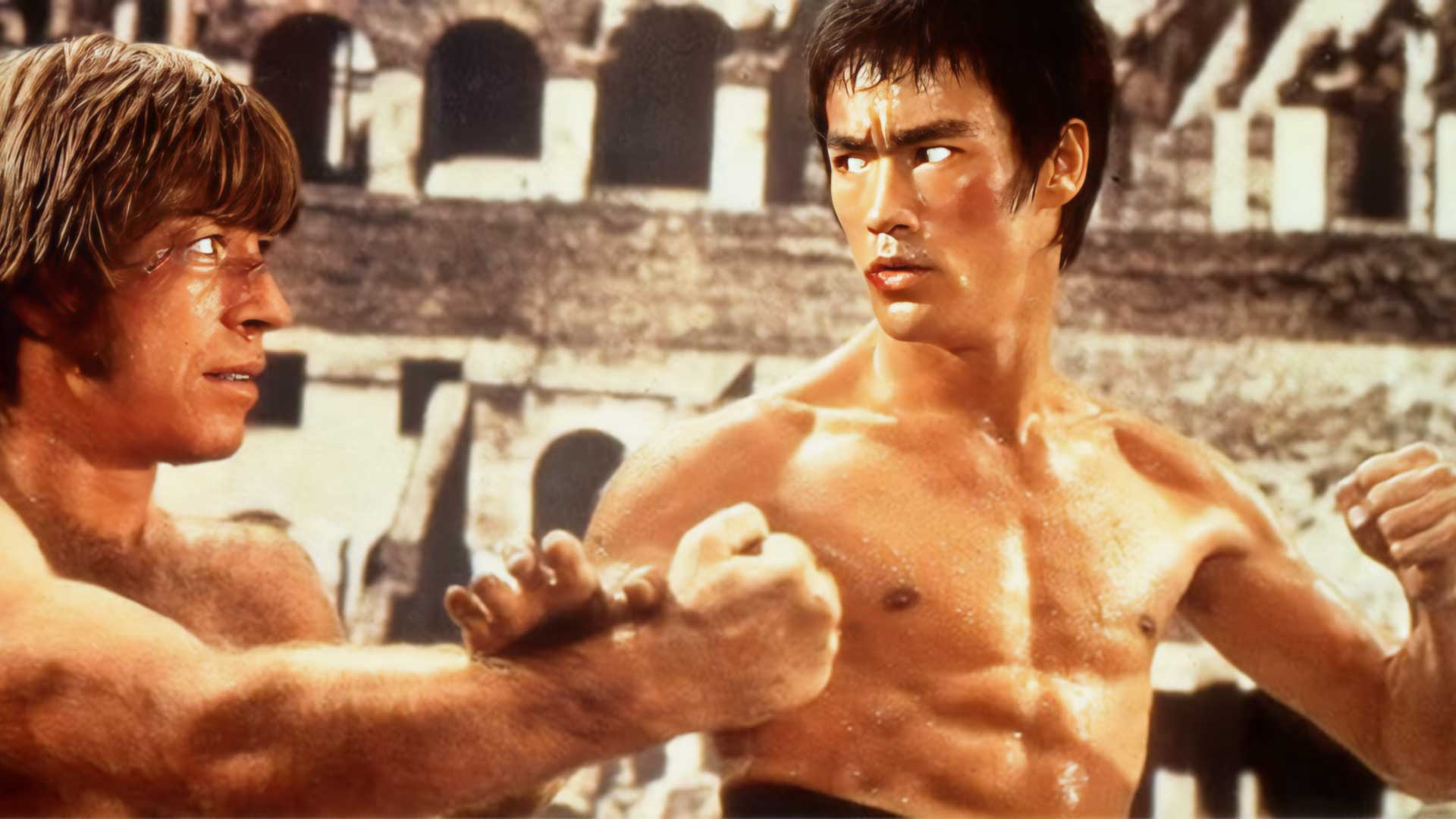 Way of the Dragon Bruce Lee battles Chuck Norris