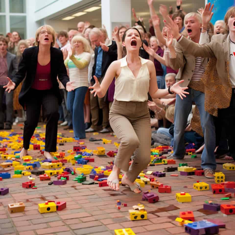 Midjourney's Barefoot LEGO Contest