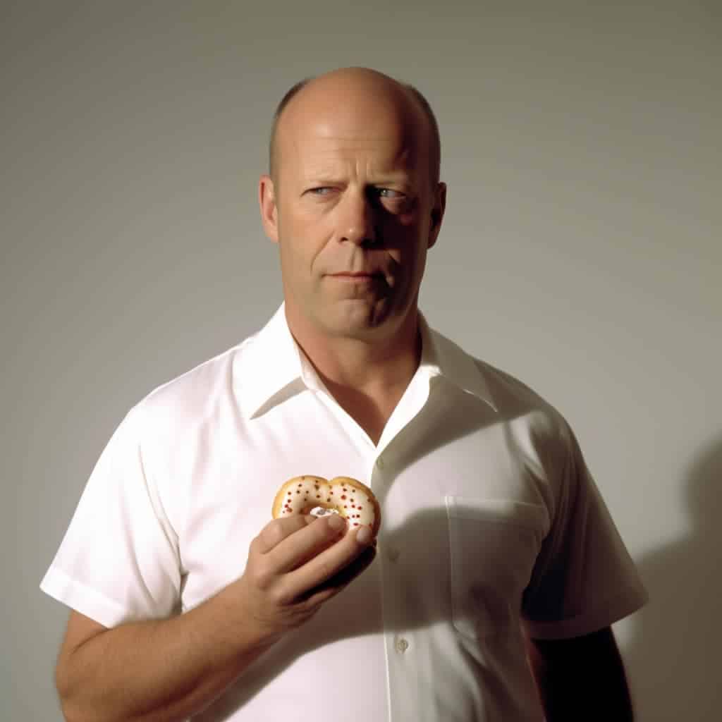 Bruce Willis as Homer Simpson for live-action movie