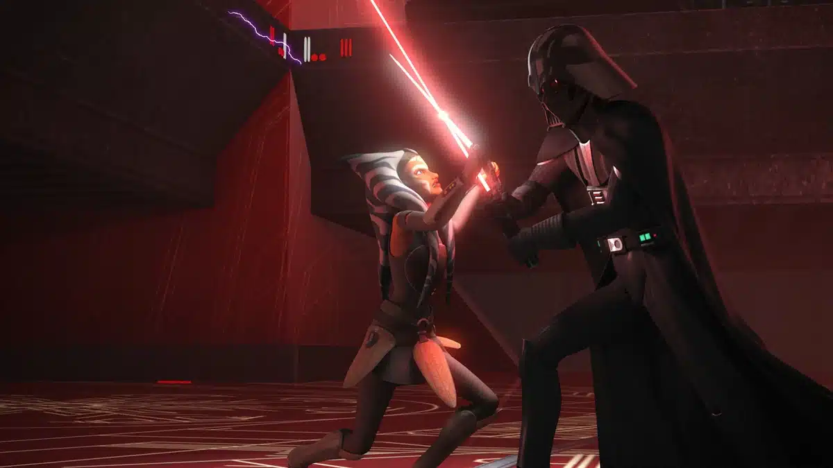 Best Star Wars Fight Ahsoka vs Darth Vader - Star Wars: Rebels