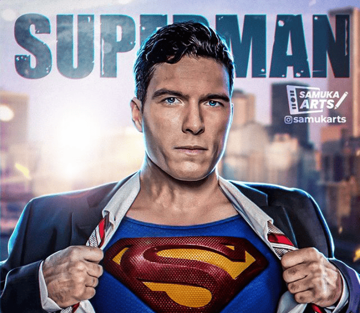 Wanted to have some fun in photoshop so I did a Christopher Reeve inspired look for Henry Cavill! : r/superman