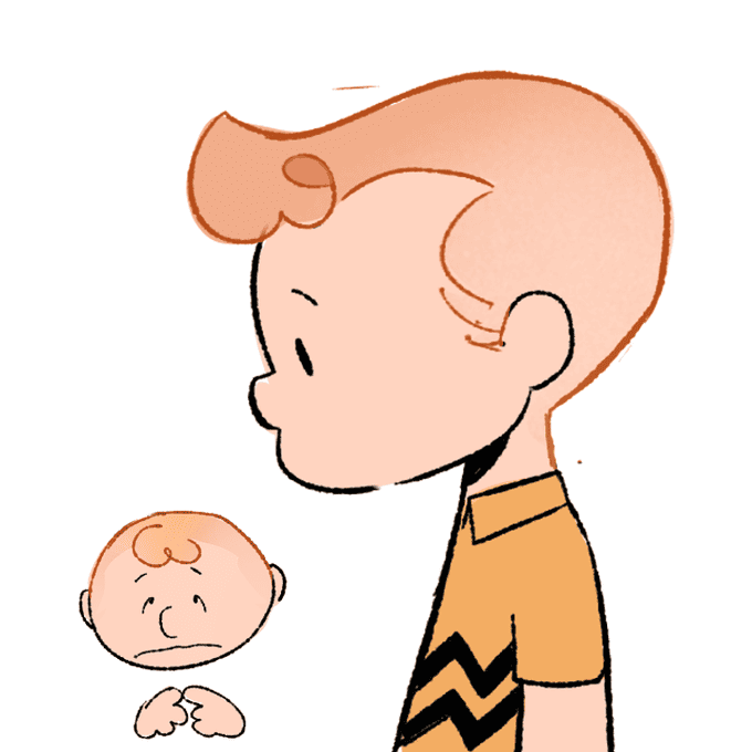 Charlie Brown hair