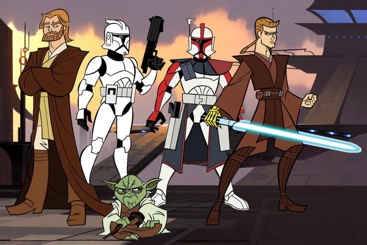 old Cartoon Network Star Wars: Clone Wars