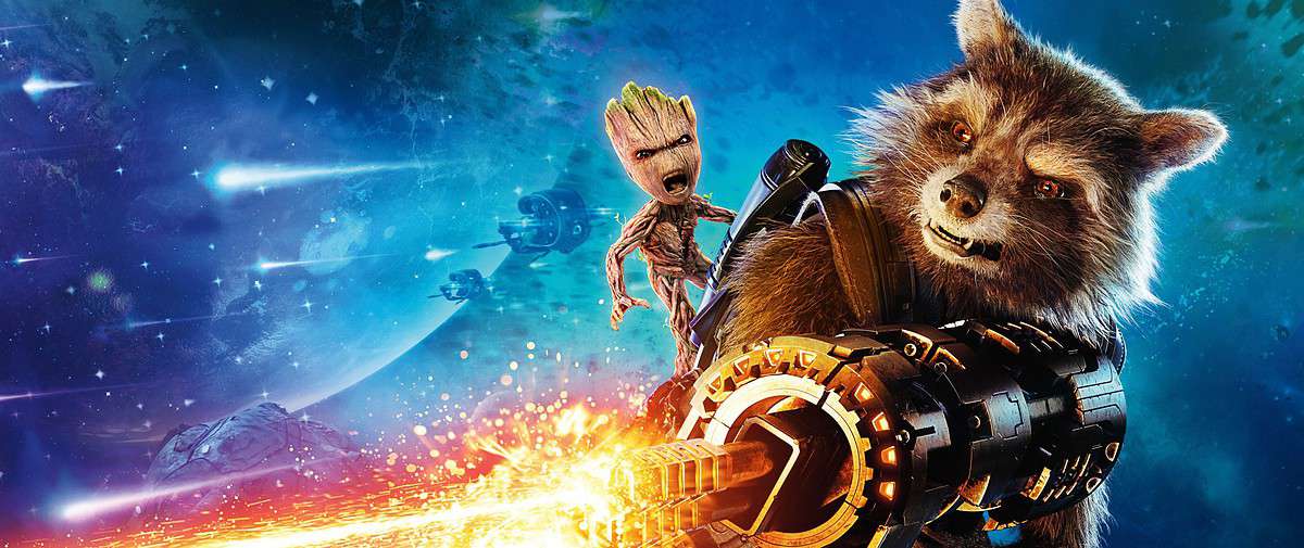 Rocket Raccoon and Groot