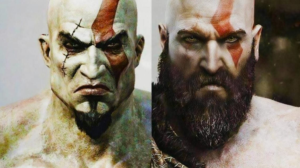 young kratos vs old kratos