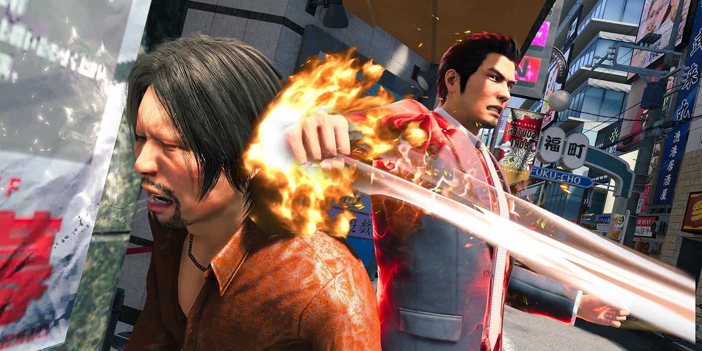Kiryu fighting in Like a Dragon Gaiden The Man Who Erased His Name