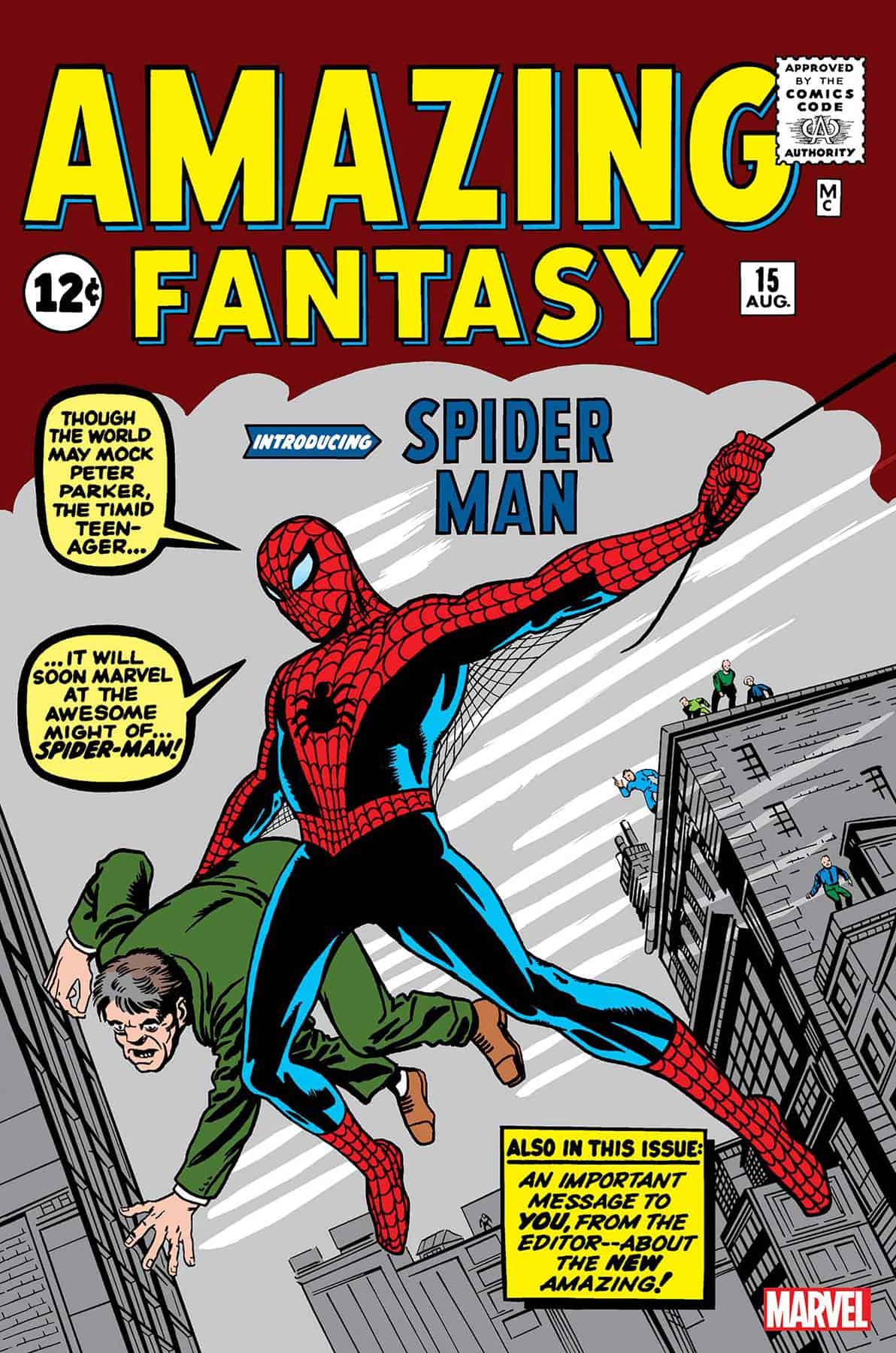 Amazing Fantasy #15 Spider-Man Comic