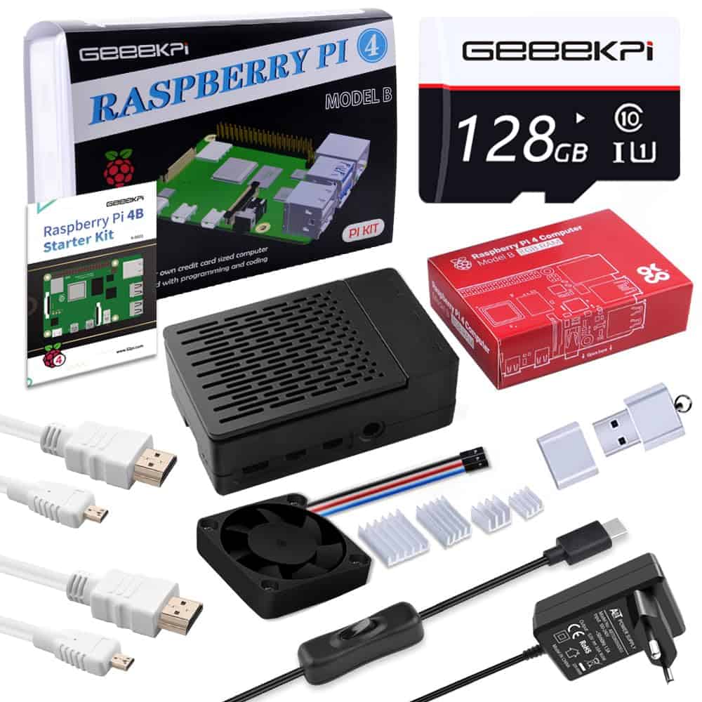 GeeekPi Raspberry Pi 4 8GB Starter Kit