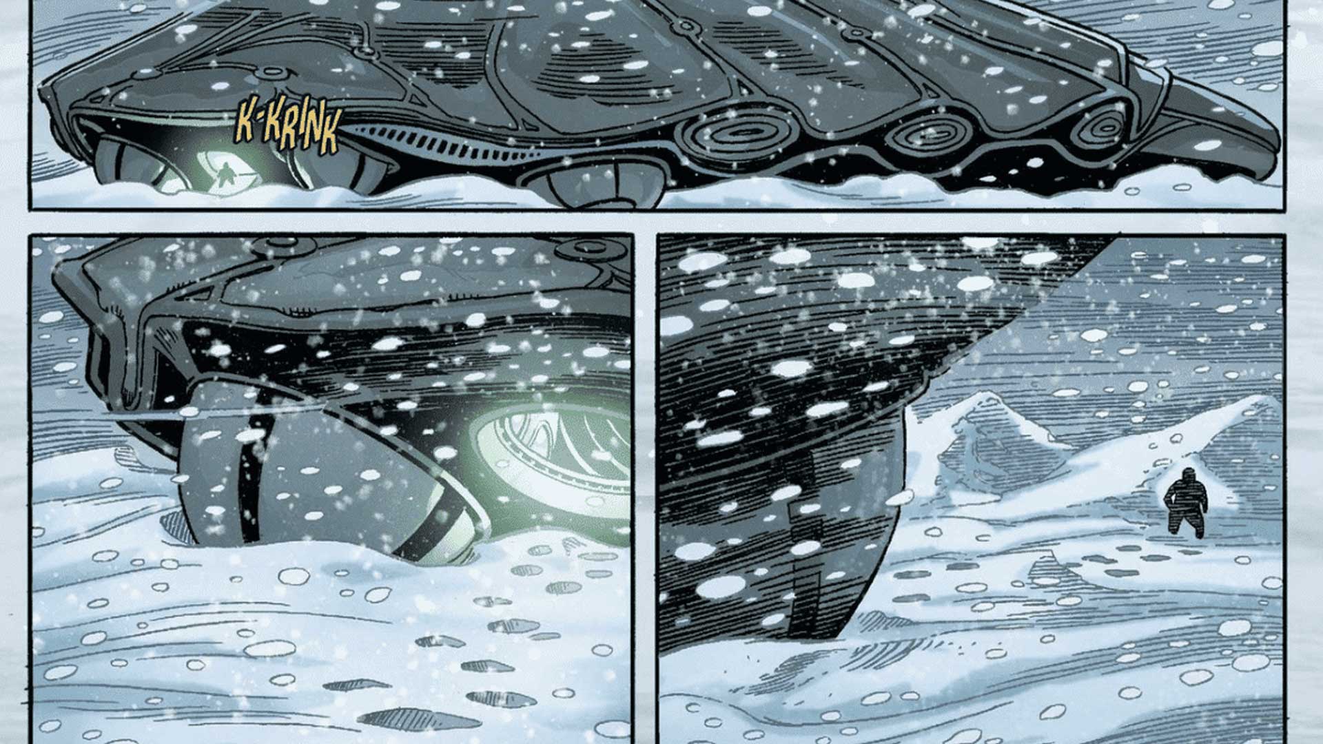 Supergirl Crash Landing Ship DCEU