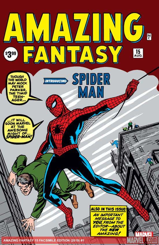Amazing Fantasy #15 most valuable comic books