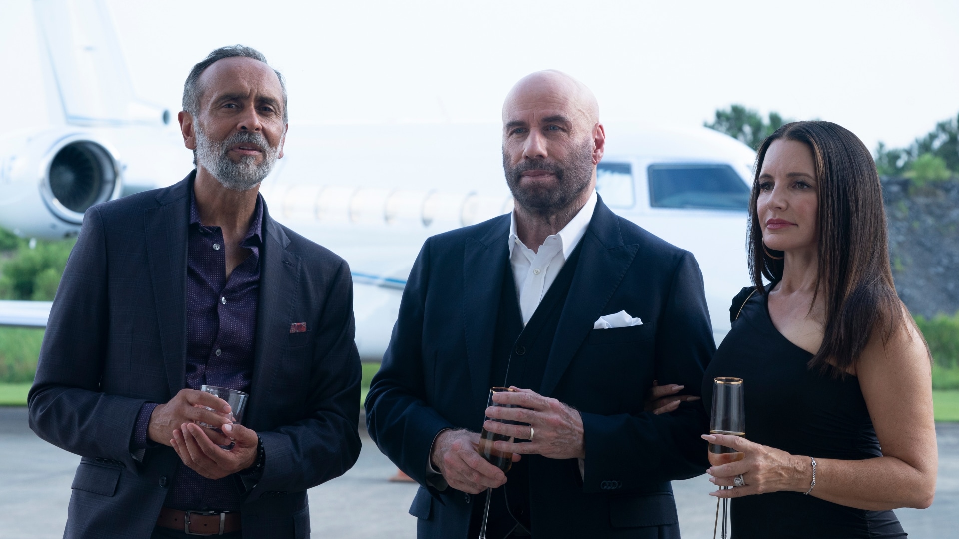 Cash Out Movie Review John Travolta and Kristin Davis Elevate a