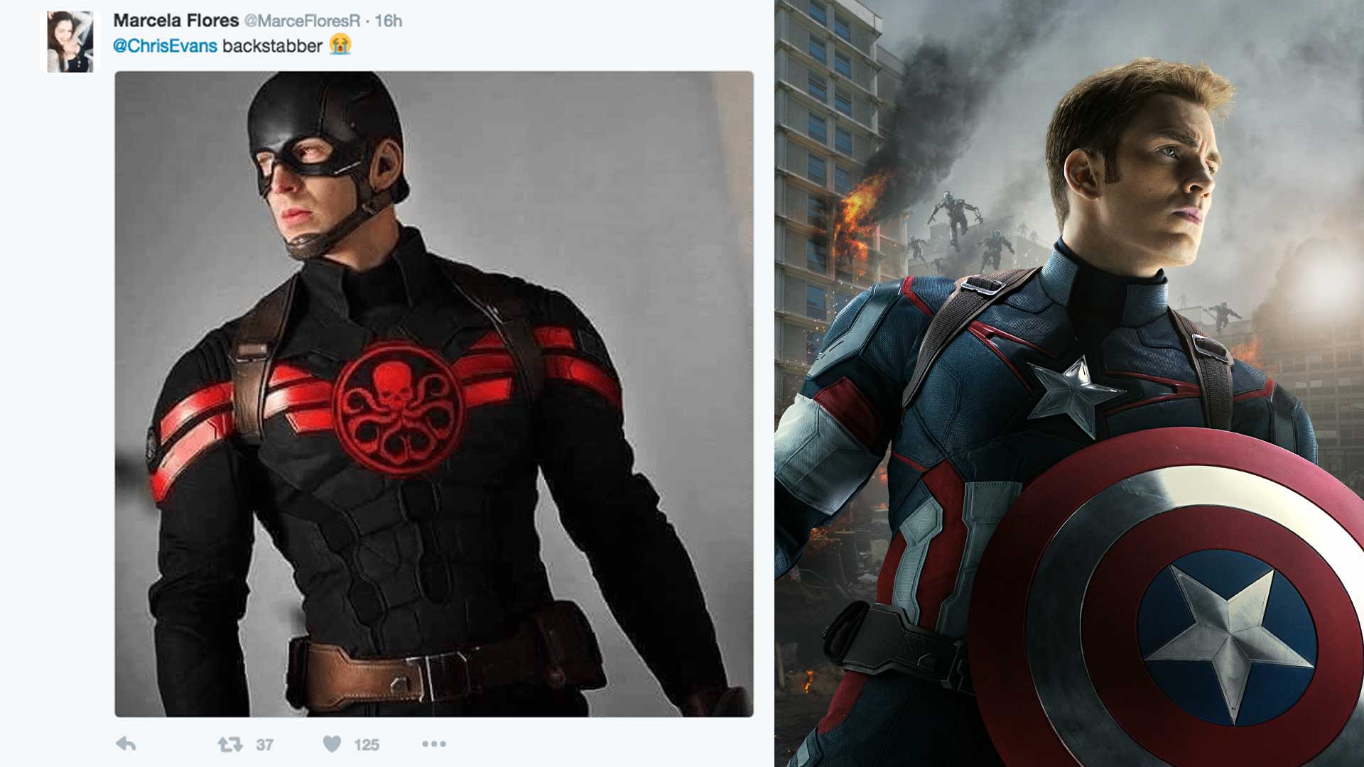 chris evans captain america hydra secret wars