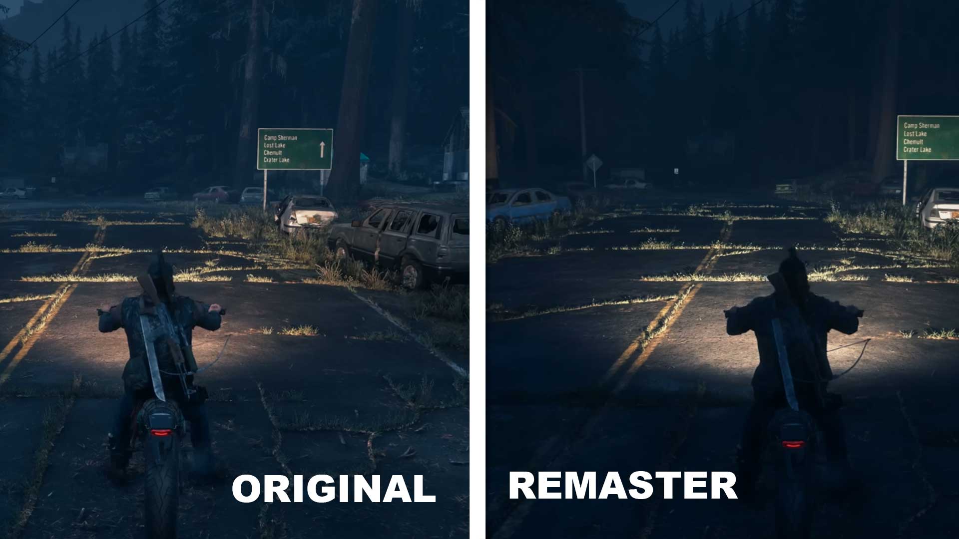 Days Gone Remaster vs Original Game
