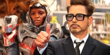 Iron Man Robert Downey Jr Dominique Thorne Ironheart